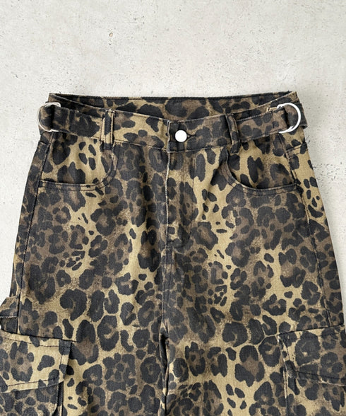 レオパード柄ワイドカーゴパンツ | BA2256001 | レオパード