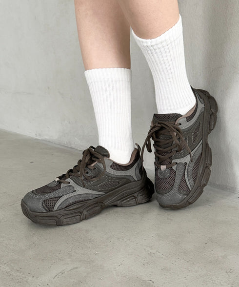 ボリュームソール厚底スニーカー | BA3256004 | グレー