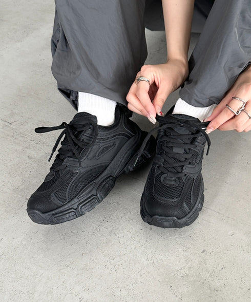 ボリュームソール厚底スニーカー | BA3256004 | ブラック