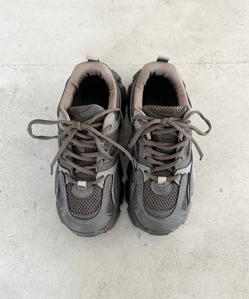 ボリュームソール厚底スニーカー | BA3256004 | グレー