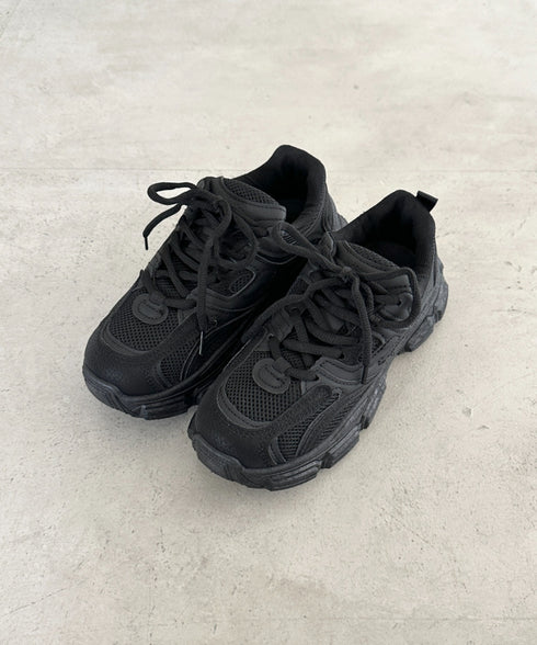 ボリュームソール厚底スニーカー | BA3256004 | ブラック