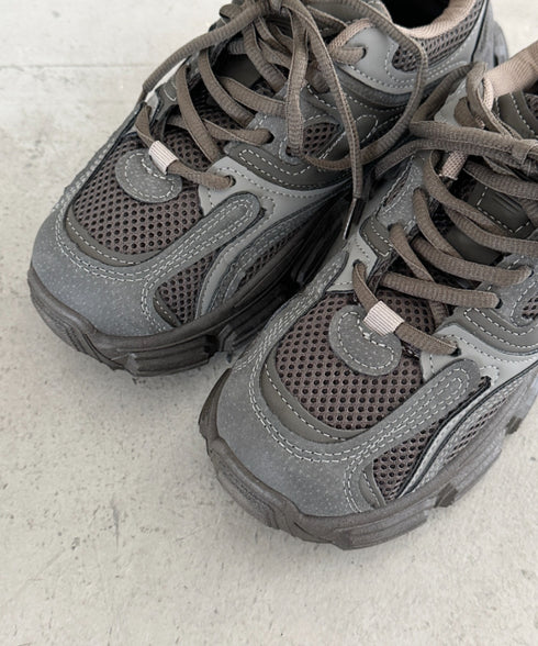 ボリュームソール厚底スニーカー | BA3256004 | グレー