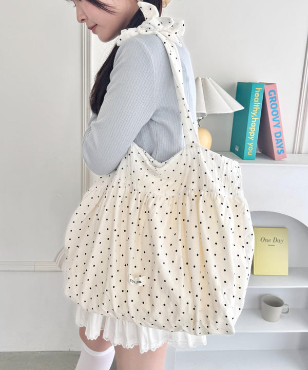 リボンショルダードットトートバッグ | SL1256015 | その他1