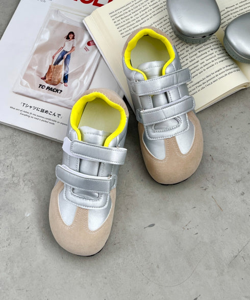 ダブルストラップフラットシューズ | SL3256020 | シルバー