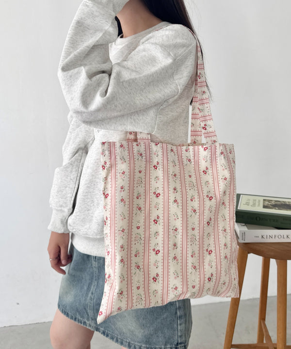 フラワープリントトートバッグ | SL1256028 | レッド