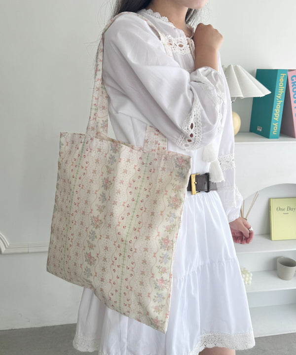 フラワープリントトートバッグ | SL1256028 | ピンク