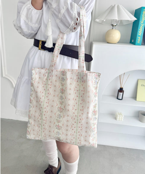 フラワープリントトートバッグ | SL1256028 | ピンク