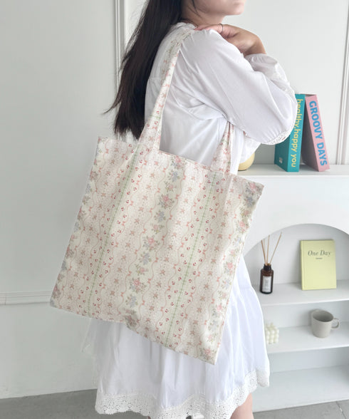 フラワープリントトートバッグ | SL1256028 | ピンク