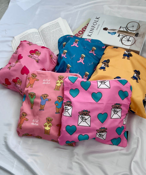 【5柄展開】くま柄ジップポーチ | CL6256010 | その他5