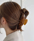 ワンカラーべっ甲ヘアクリップ | SW4251012 | ブラウン