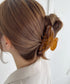 ワンカラーべっ甲ヘアクリップ | SW4251012 | ブラウン