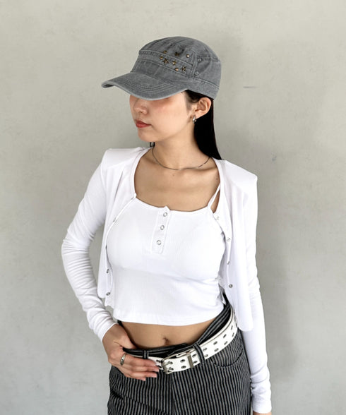 スタッズワークキャップ | BA5256008 | グレー