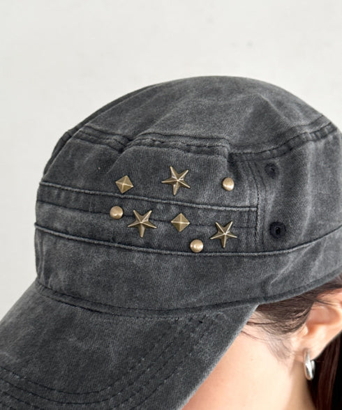 スタッズワークキャップ | BA5256008 | ブラック