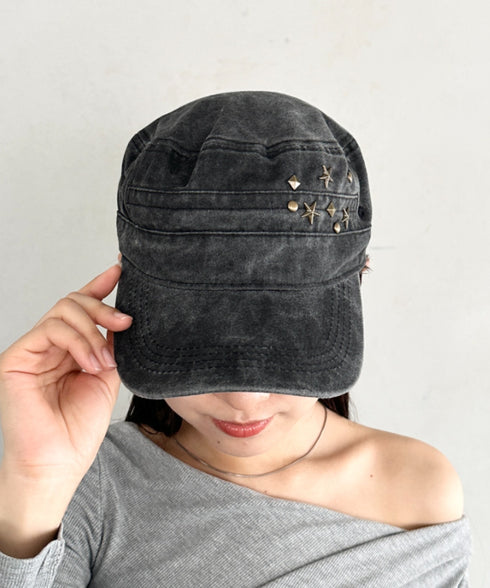 スタッズワークキャップ | BA5256008 | ブラック