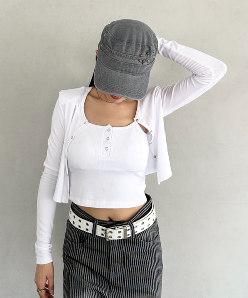 スタッズワークキャップ | BA5256008 | グレー