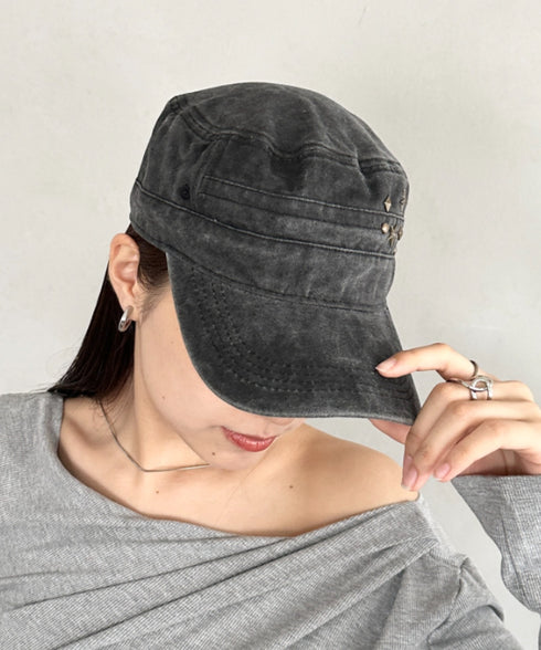 スタッズワークキャップ | BA5256008 | ブラック