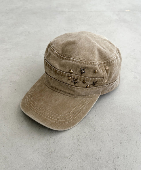 スタッズワークキャップ | BA5256008 | ベージュ