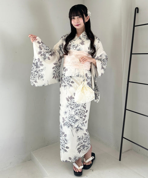 選べる7柄展開 1人で着られる浴衣2点セット(浴衣/帯) セパレート浴衣 かんたん二部式浴衣セット | MD2252056 | その他2