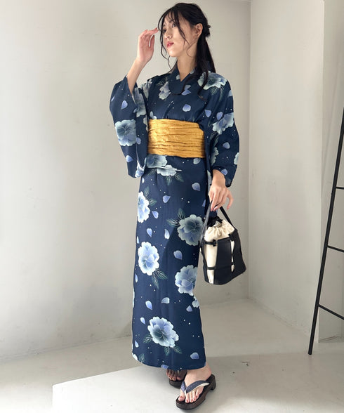 選べる7柄展開 1人で着られる浴衣2点セット(浴衣/帯) セパレート浴衣 かんたん二部式浴衣セット | MD2252056 | その他4