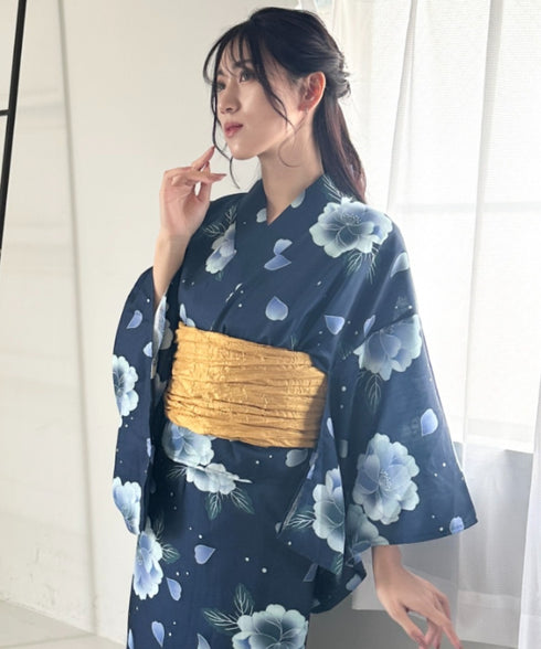 選べる7柄展開 1人で着られる浴衣2点セット(浴衣/帯) セパレート浴衣 かんたん二部式浴衣セット | MD2252056 | その他4