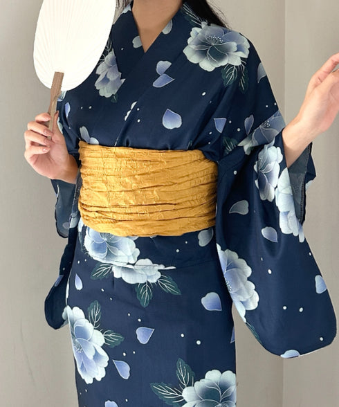 選べる7柄展開 1人で着られる浴衣2点セット(浴衣/帯) セパレート浴衣 かんたん二部式浴衣セット | MD2252056 | その他4