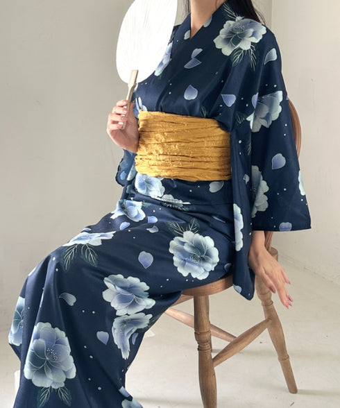 選べる7柄展開 1人で着られる浴衣2点セット(浴衣/帯) セパレート浴衣 かんたん二部式浴衣セット | MD2252056 | その他4