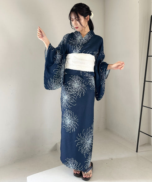 選べる7柄展開 1人で着られる浴衣2点セット(浴衣/帯) セパレート浴衣 かんたん二部式浴衣セット | MD2252056 | その他5