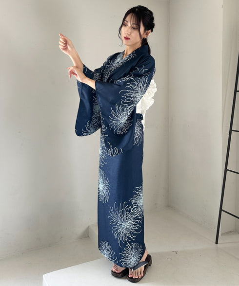 選べる7柄展開 1人で着られる浴衣2点セット(浴衣/帯) セパレート浴衣 かんたん二部式浴衣セット | MD2252056 | その他5