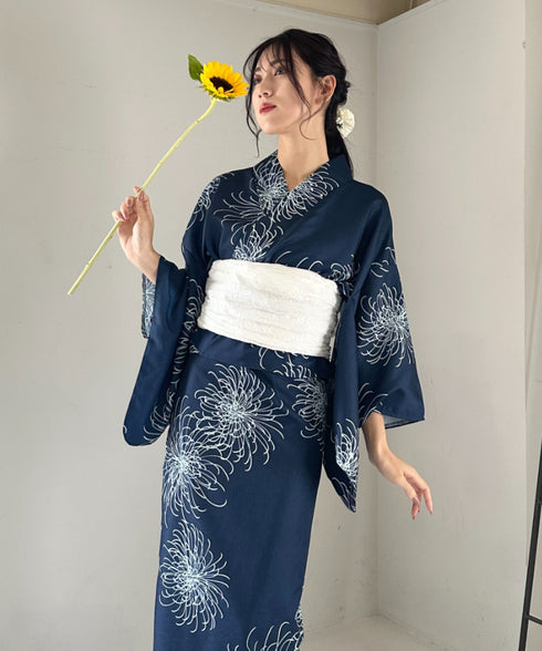 選べる7柄展開 1人で着られる浴衣2点セット(浴衣/帯) セパレート浴衣 かんたん二部式浴衣セット | MD2252056 | その他5