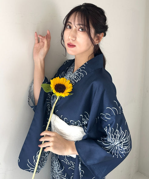 選べる7柄展開 1人で着られる浴衣2点セット(浴衣/帯) セパレート浴衣 かんたん二部式浴衣セット | MD2252056 | その他5