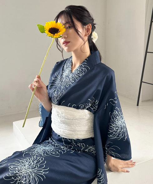 選べる7柄展開 1人で着られる浴衣2点セット(浴衣/帯) セパレート浴衣 かんたん二部式浴衣セット | MD2252056 | その他5