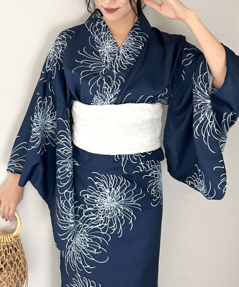 選べる7柄展開 1人で着られる浴衣2点セット(浴衣/帯) セパレート浴衣 かんたん二部式浴衣セット | MD2252056 | その他5