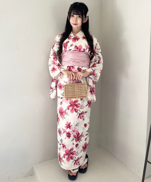 選べる7柄展開 1人で着られる浴衣2点セット(浴衣/帯) セパレート浴衣 かんたん二部式浴衣セット | MD2252056 | その他6