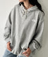THE NORTH FACE(ザ・ノースフェイス)/ワンポイント ロゴ刺繍 パーカー フーディ/M'S CORE HOODIE | IM2253017 | グレー