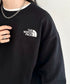 THE NORTH FACE(ザ・ノースフェイス)/ワンポイント ロゴ刺繍 スウェット サイズ展開豊富 大きめサイズあり/M'S CORE SWEATSHIRTS | IM2253018 | ブラック