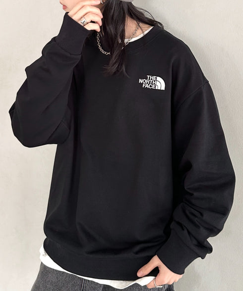 THE NORTH FACE(ザ・ノースフェイス)/ワンポイント ロゴ刺繍 スウェット サイズ展開豊富 大きめサイズあり/M'S CORE SWEATSHIRTS | IM2253018 | ブラック