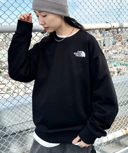 THE NORTH FACE(ザ・ノースフェイス)/ワンポイント ロゴ刺繍 スウェット サイズ展開豊富 大きめサイズあり/M'S CORE SWEATSHIRTS | IM2253018 | ブラック