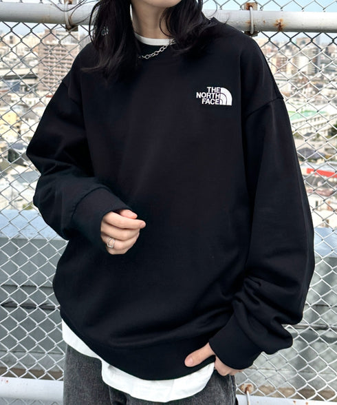THE NORTH FACE(ザ・ノースフェイス)/ワンポイント ロゴ刺繍 スウェット サイズ展開豊富 大きめサイズあり/M'S CORE SWEATSHIRTS | IM2253018 | ブラック