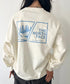THE NORTH FACE(ザ・ノースフェイス)/バックプリント ロゴ ルーズフィット スウェット/M'S BOSQUE SWEATSHIRTS | IM2253019 | クリーム