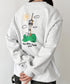 THE NORTH FACE(ザ・ノースフェイス)/バックプリント コットン スウェット クルーネック 大きめサイズあり/M'S SEOUL FOUR SEASONS SWEATSHIRTS | IM2253020 | グレー