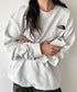 THE NORTH FACE(ザ・ノースフェイス)/バックプリント コットン スウェット クルーネック 大きめサイズあり/M'S SEOUL FOUR SEASONS SWEATSHIRTS | IM2253020 | グレー