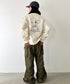 THE NORTH FACE(ザ・ノースフェイス)/バックプリント コットン スウェット クルーネック 大きめサイズあり/M'S SEOUL FOUR SEASONS SWEATSHIRTS | IM2253020 | クリーム