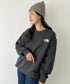 THE NORTH FACE(ザ・ノースフェイス)/バックプリント コットン スウェット クルーネック 大きめサイズあり/M'S SEOUL FOUR SEASONS SWEATSHIRTS | IM2253020 | チャコールグレー