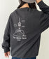 THE NORTH FACE(ザ・ノースフェイス)/バックプリント コットン スウェット クルーネック 大きめサイズあり/M'S SEOUL FOUR SEASONS SWEATSHIRTS | IM2253020 | チャコールグレー