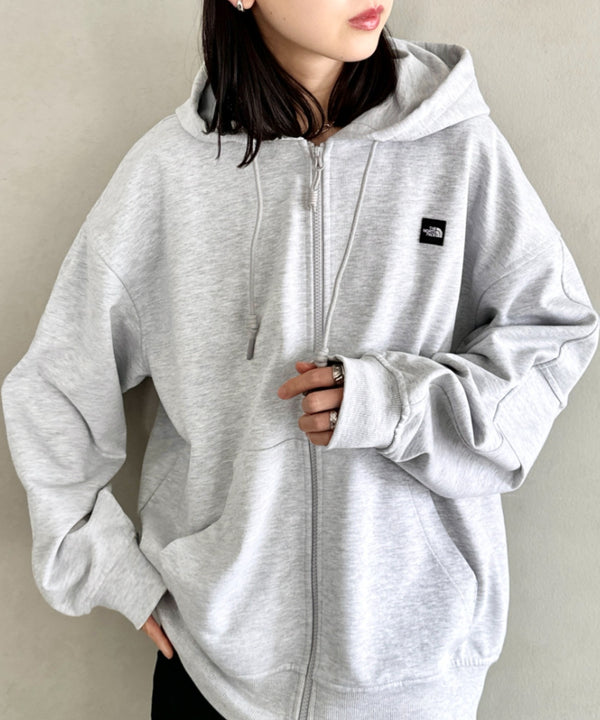 THE NORTH FACE(ザ・ノースフェイス)/ESSENTIAL HOOD ZIP UP/ワンポイント ロゴ ジップパーカー フーディ タックデザイン | IM2253021 | グレー