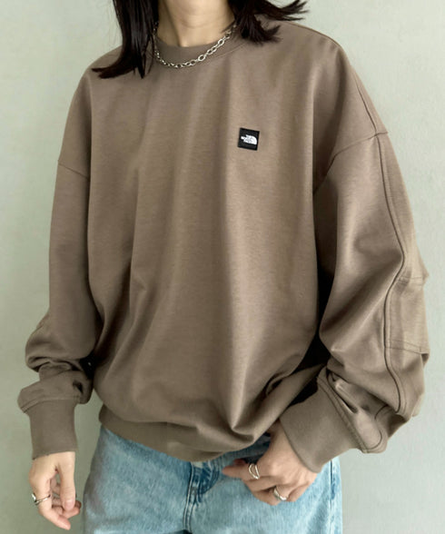 THE NORTH FACE(ザ・ノースフェイス)/ワンポイント ロゴ スウェット サイズ展開豊富 大きめサイズあり/ESSENTIAL SWEATSHIRTS | IM2253022 | ブラウン