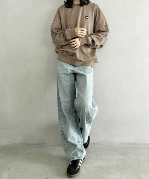 THE NORTH FACE(ザ・ノースフェイス)/ワンポイント ロゴ スウェット サイズ展開豊富 大きめサイズあり/ESSENTIAL SWEATSHIRTS | IM2253022 | ブラウン
