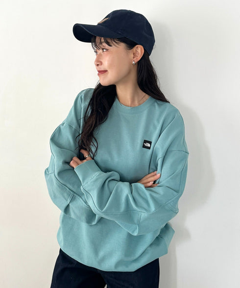 THE NORTH FACE(ザ・ノースフェイス)/ワンポイント ロゴ スウェット サイズ展開豊富 大きめサイズあり/ESSENTIAL SWEATSHIRTS | IM2253022 | グリーン