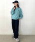 THE NORTH FACE(ザ・ノースフェイス)/ワンポイント ロゴ スウェット サイズ展開豊富 大きめサイズあり/ESSENTIAL SWEATSHIRTS | IM2253022 | グリーン