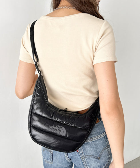 THE NORTH FACE(ザ・ノースフェイス)/ 2WAY 軽量 ミニショルダー  ホーボーバッグ クロスバッグ ハンドバッグ/NEW HOBO BAG MINI | IM1253023 | ブラック